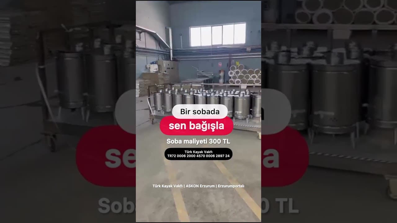 Deprem Bölgesi İçin Bir Sobada Sen Bağışla!