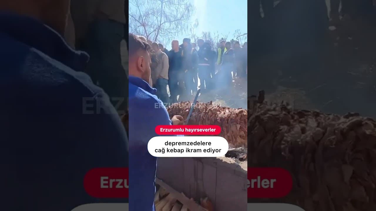 Erzurumlular Depremzedeler İçin Cağ Vurdu!