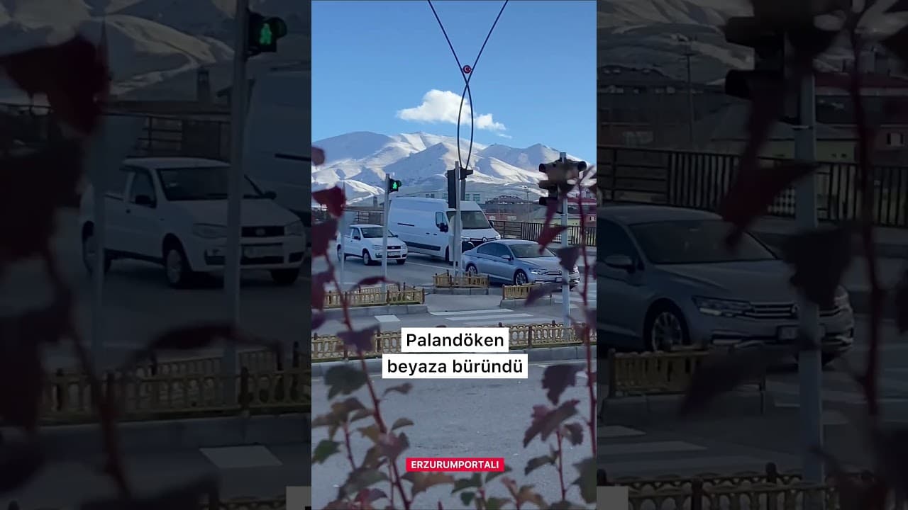 Palandöken Beyaza ☃️Büründü!