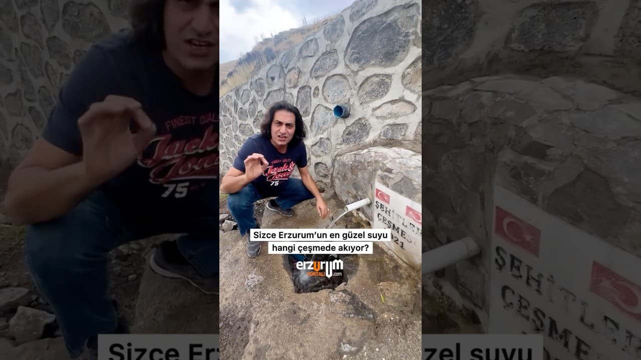 Erzurum, buz gibi kaynak sularıyla meşhur!