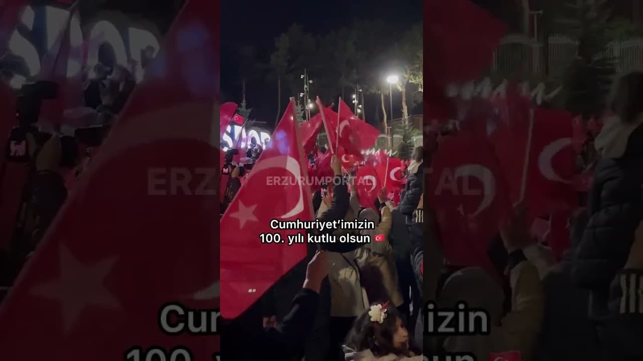 Cumhuriyet’imizin 100. yılı kutlu olsun 🇹🇷