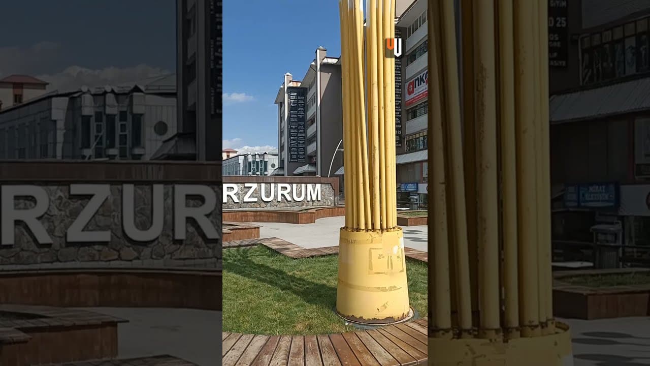 Erzurum Havuzbaşı ve Cumhuriyet Caddesi