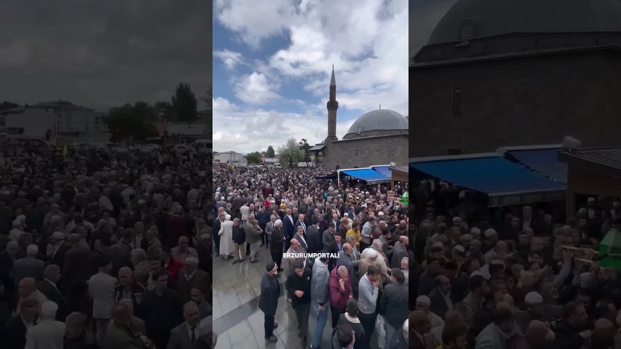 Eşref hoca son yolculuğuna uğurlandı. #erzurum #erzurumhaber #eşrefhoca