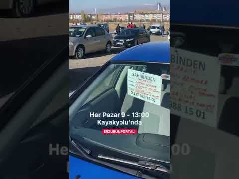 Erzurum Açık Oto Pazarı!