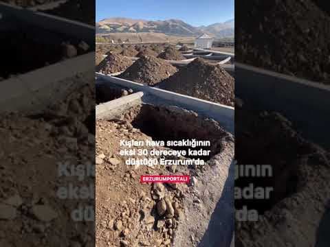 Kış Hazırlıkları Çerçevesinde Mezarlar Kazıldı!