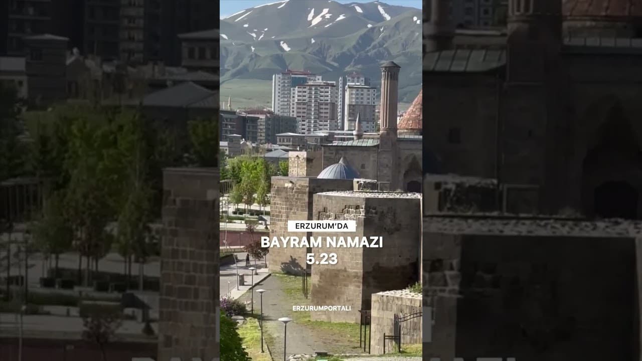Erzurum'da kurban bayram namazı #erzurum #erzurumhaber #kurban