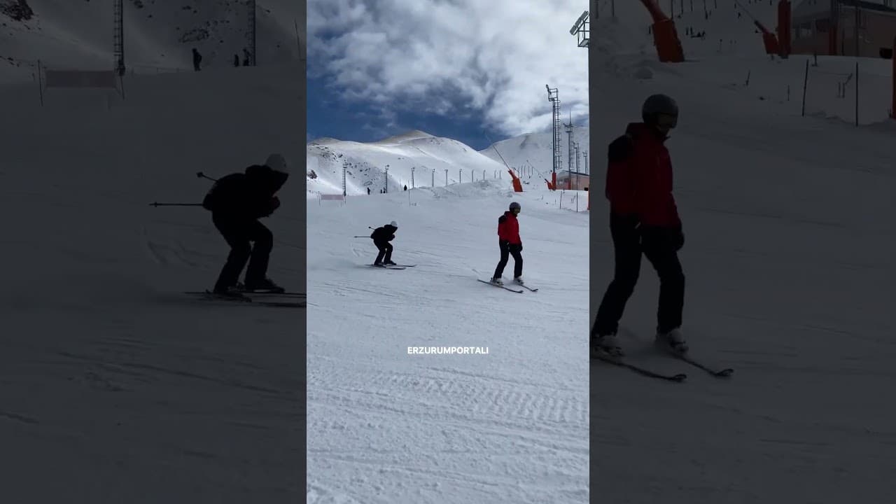 Palandöken’de ⛷️ kayak sezon başladı!