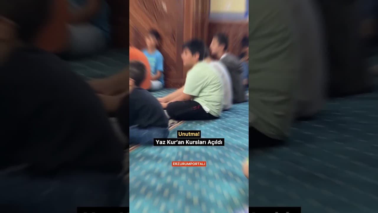 Yaz Kur’an Kursları Açıldı