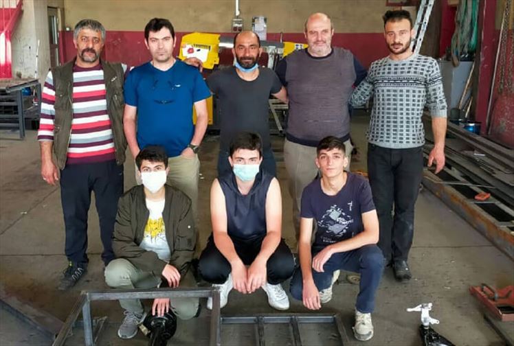 Erzurum Elektrikli Araç Üretim Çalışması Yapan Ekip