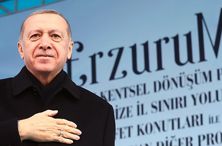 Cumhurbaşkanı Erdoğan Erzurum'da