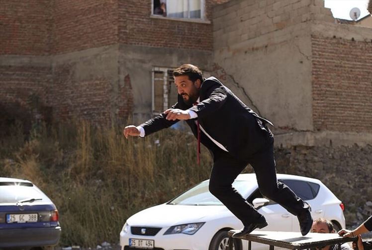 Erzurum'da Çekilen Mümessil Filminin Kamera Arkası