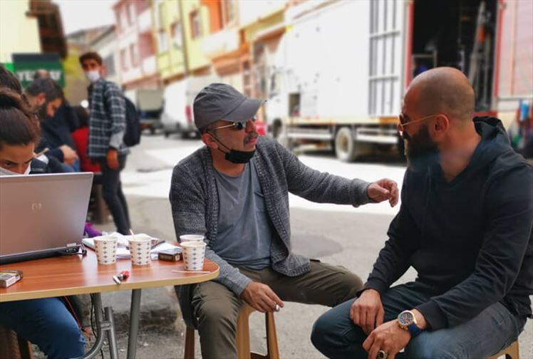 Erzurum'da Çekilen Mümessil Filminin Kamera Arkası