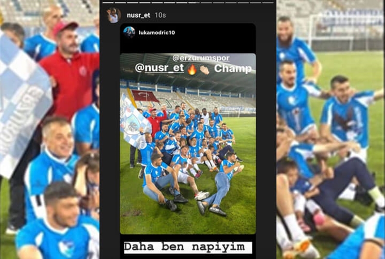 Real Madrid  Luka Modric Erzurumspor Nusret