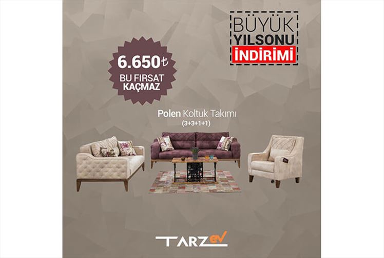 Erzurum Mobilya Büyük Yıl Sonu İndirimi