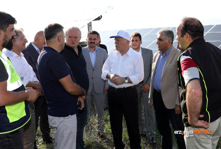 Erzurum Güneş Enerjisi Santrallerine Kavuşuyor