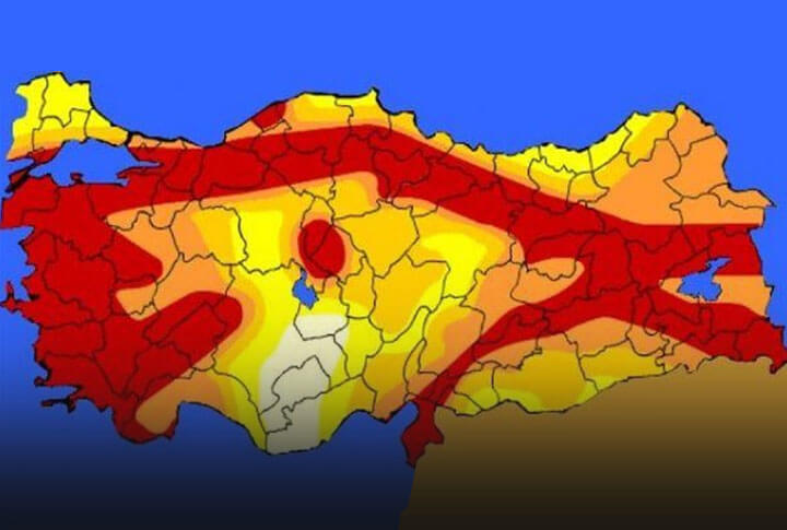 Yeni Deprem Haritasına Göre Artık Erzurum Tehlikeli İller Arasında!