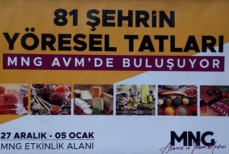 81 İlin Yöresel Tatları 5 Ocak'a Kadar Erzurum'da!