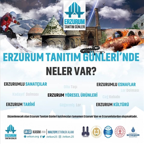 Büyük Erzurum Tanıtım Günlerini Kaçırma!