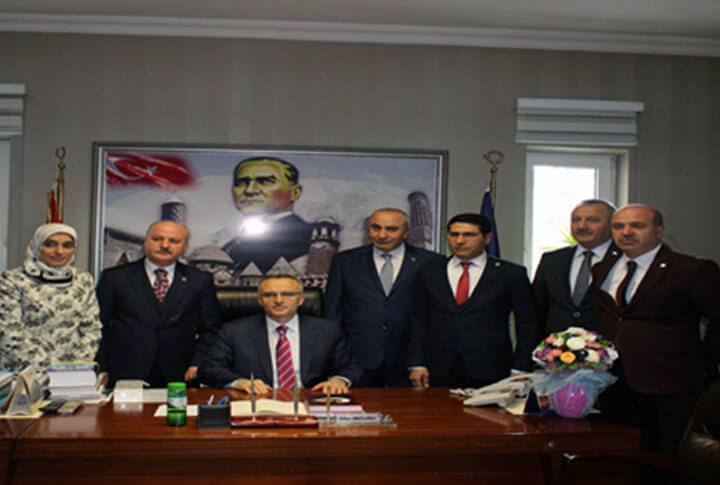 Maliye Bakanı Naci Ağbalın Erzurum SMMMOya Ziyareti