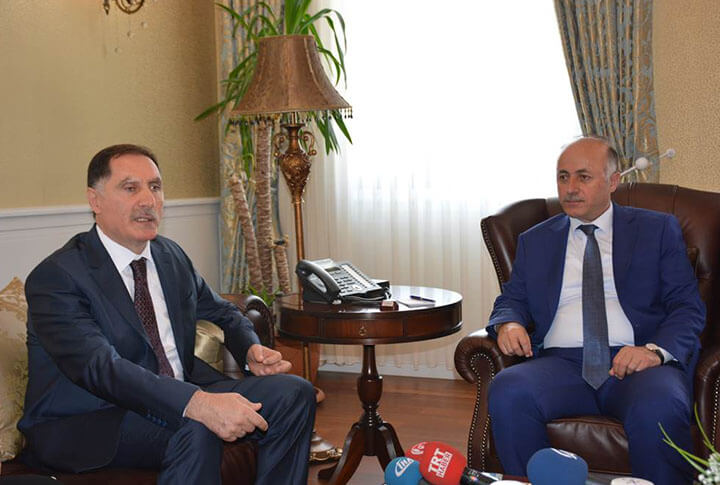 Kamu Başdenetçisi Şeref Malkoçun Erzurum Ziyareti