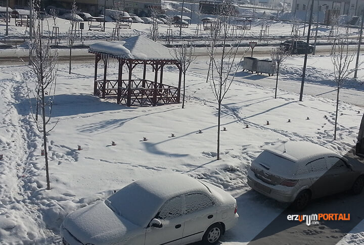 Erzurum, EYOF Açılış Sabahına Beyaz Gelinliği İle Uyandı