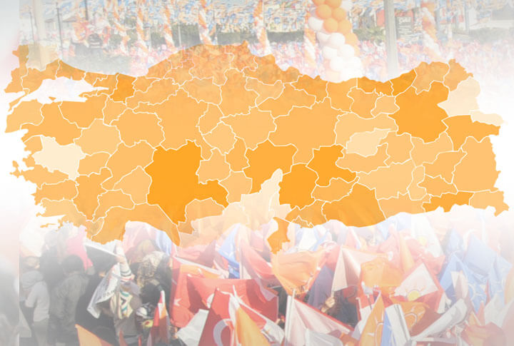 Erzurum %62 Oy Oranı İle Türkiye Geneli 8. Sırada Yer Aldı