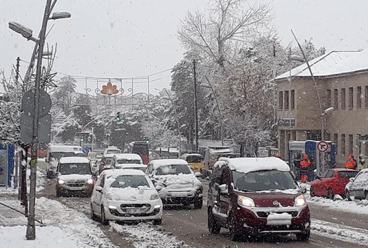 Erzurum'a Kar Yağdı