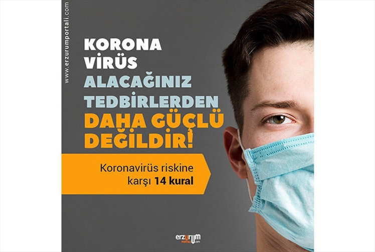 Koronavirüs Riskine Karşı 14 Kural