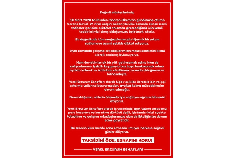 Taksidini Öde Esnafını Koru!