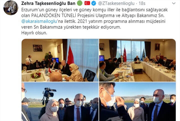 Palandöken Tüneli Yatırım Programına Alındı!