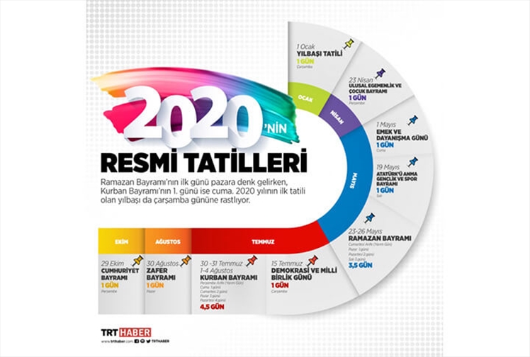 2020 Yılının Resmi Tatilleri!