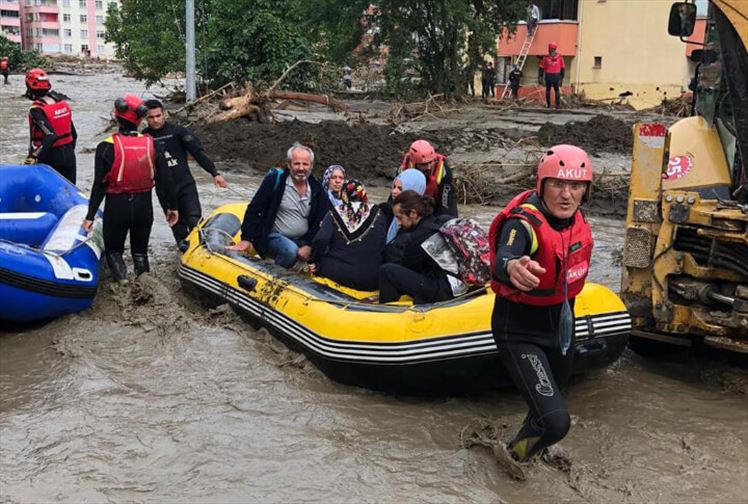 Afet Bölgesi İlan Edilen Kastamonu, Bartın ve Sinop’tan Kareler