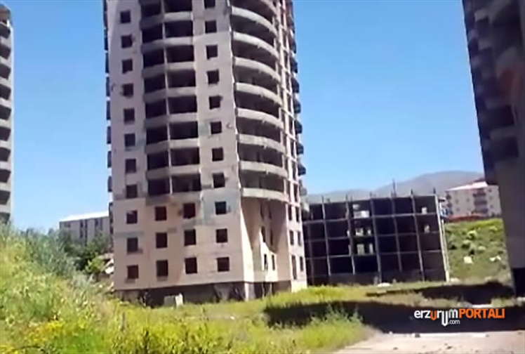 Erzurum Karadayı New City Konutları Sökülecek