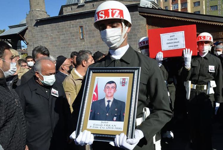 Erzurum Şehidine Son Görevini Yaptı