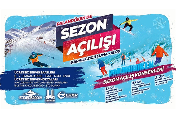 Palandöken Kayak Merkezi Sezonu Açılışında Sizleri Neler Bekliyor?