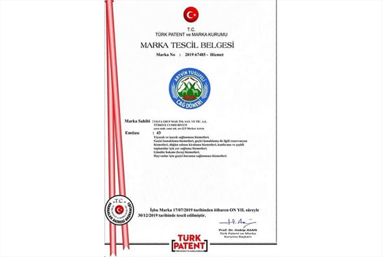 Cağ Kebabın Patentini Artvin Yusufeli Aldı!