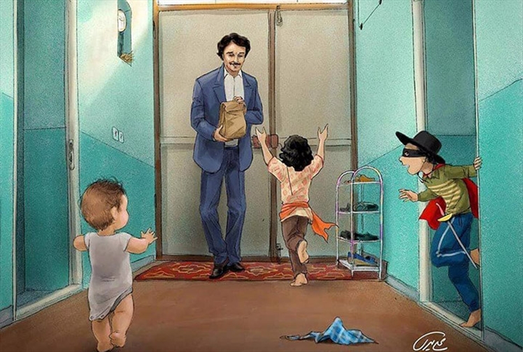 İranlı Görsel Sanatçı Ali Miri Geçmişi Resmetti!