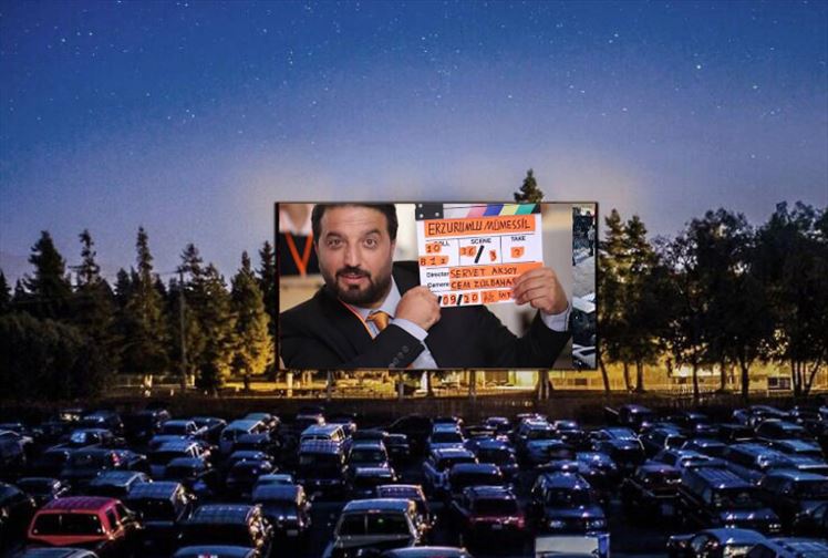Erzurum’da Açık Hava Araç Sineması 