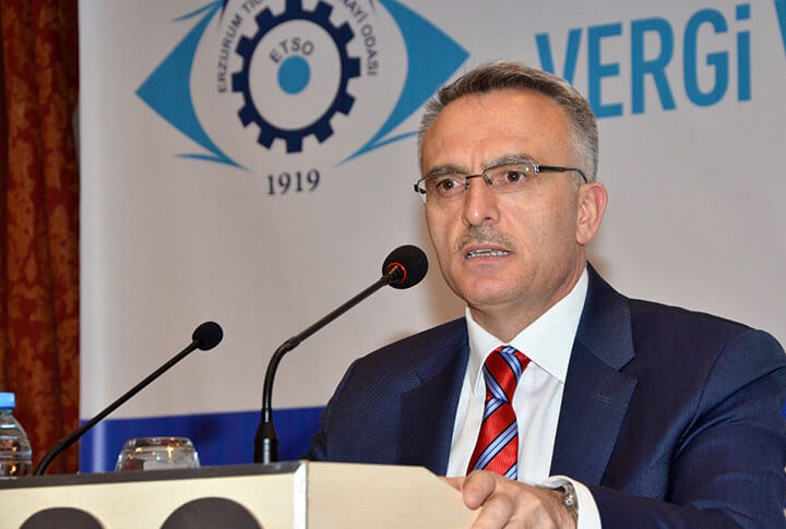 Maliye Bakanı Naci Ağbal erzurum'da