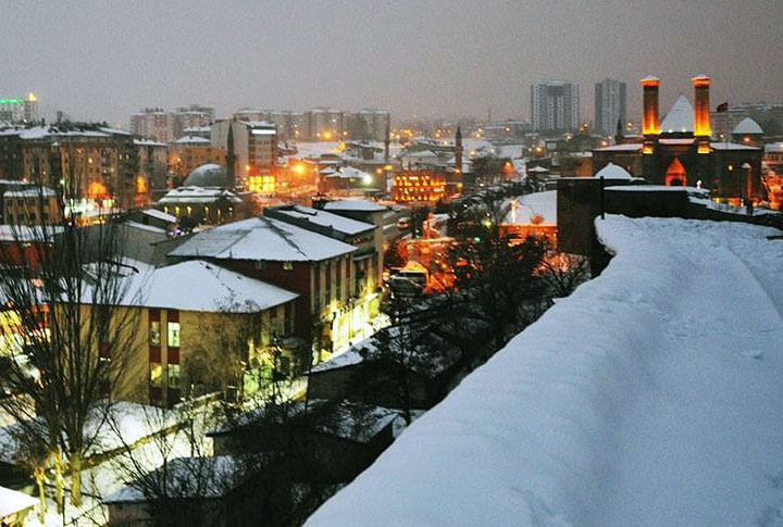 Kış Aylarında Erzurum