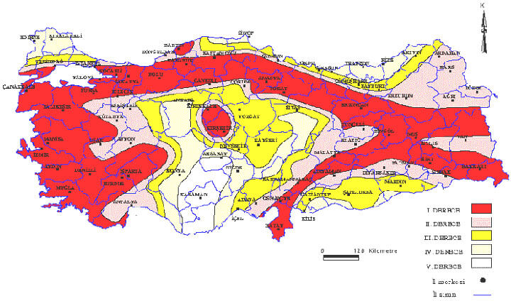 Erzurum deprem fay hattı