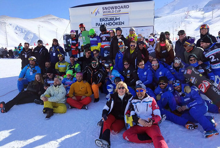 Erzurum Palandöken FIS Snowboard SBX Dünya Kupası