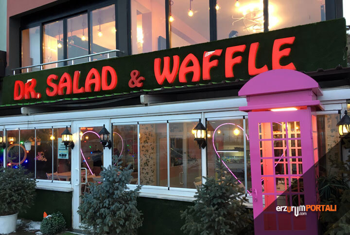Erzurum portalı yeme içme Dr.Salad & Waffle