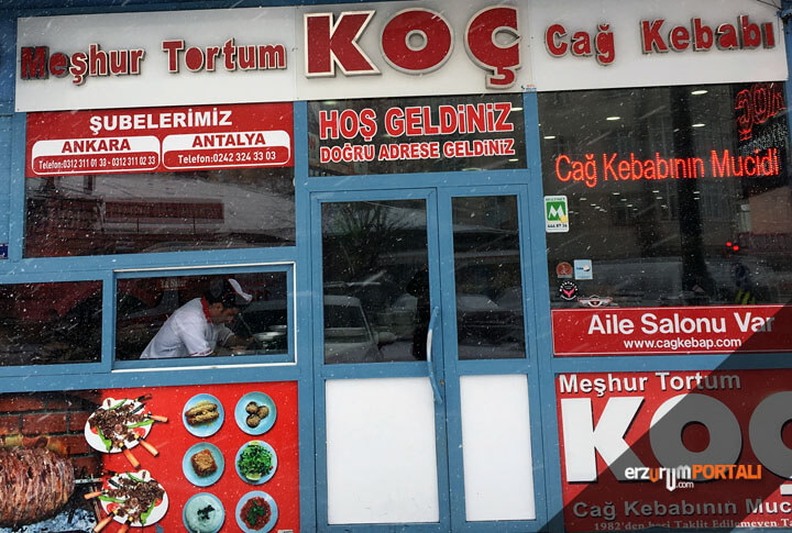 Erzurum portalı yeme içme Koç Cağ Kebap
