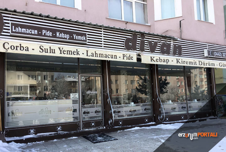 Erzurum portalı yeme içme Divan Lokantası