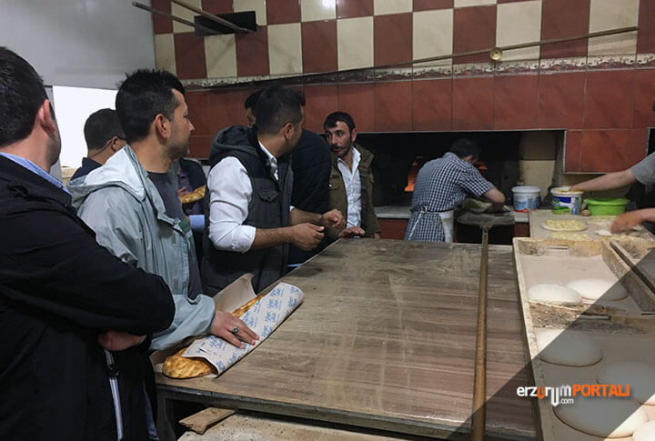 Erzurum'da ramazan pidesi