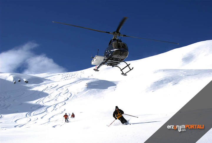 Erzurum Portalı Helikoıpterli Kayak(Heliski)
