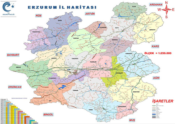 Erzurum Haritası